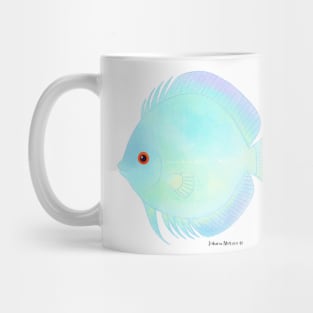 Blue Diamond Discus Fish Mug